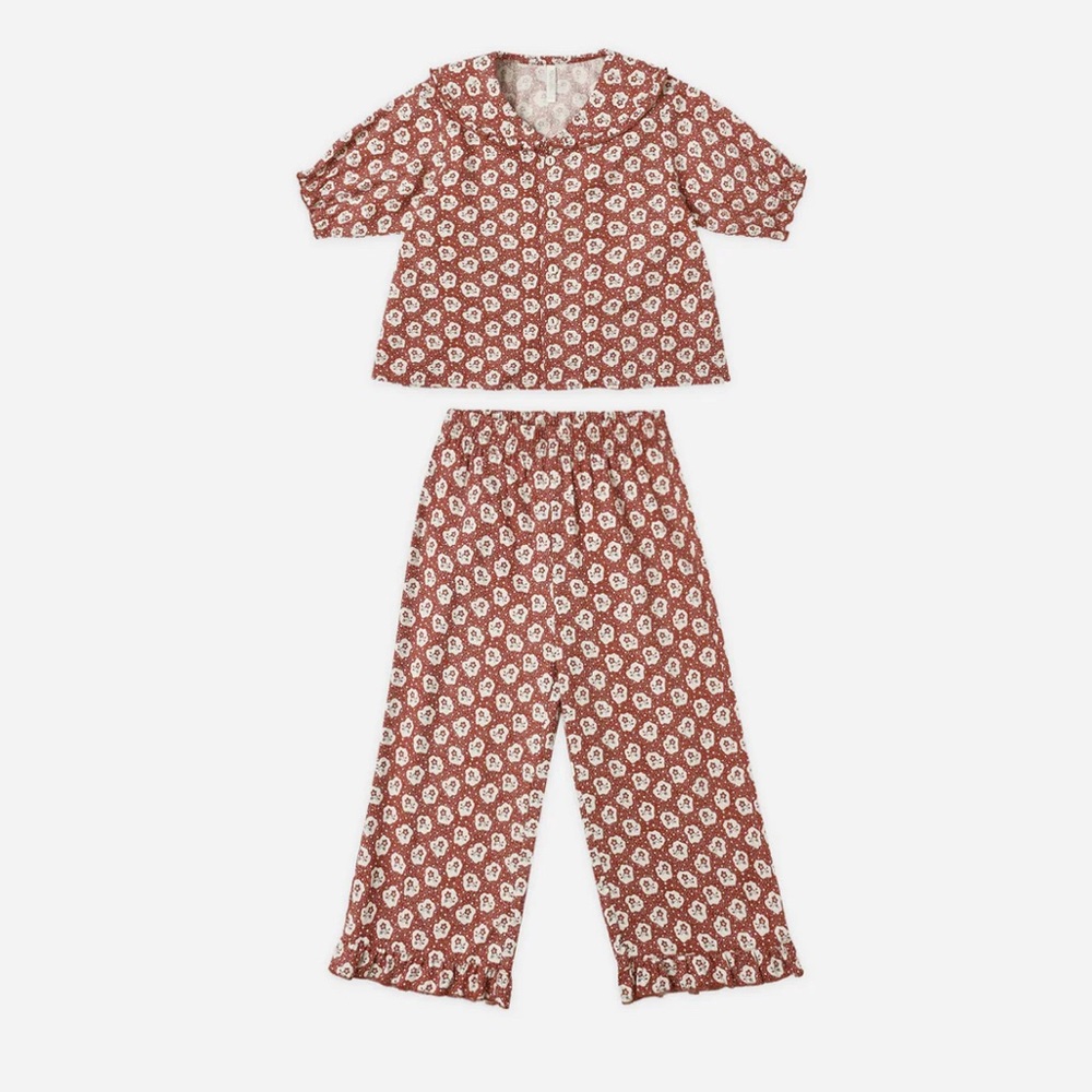Ruffle Pajamas || Ruby Fleur Rylee + Cru - Picture 2 of 8
